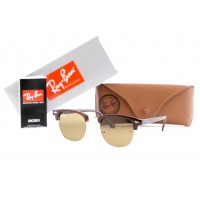 Солнцезащитные очки Ray-ban Clubmaster 3016-52-20-141-brown фото