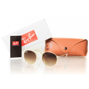 Солнцезащитные очки Ray-ban круглые 3447d-brown