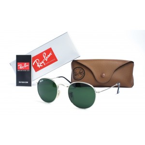 Сонцезахисні окуляри Ray Ban круглі 3447-green-s