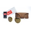 Сонцезахисні окуляри Ray Ban круглі 3447-brown-g