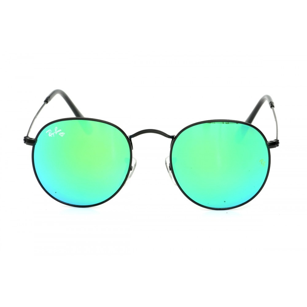 Солнцезащитные очки Ray-ban круглые 3447green-b купить в интернет ...